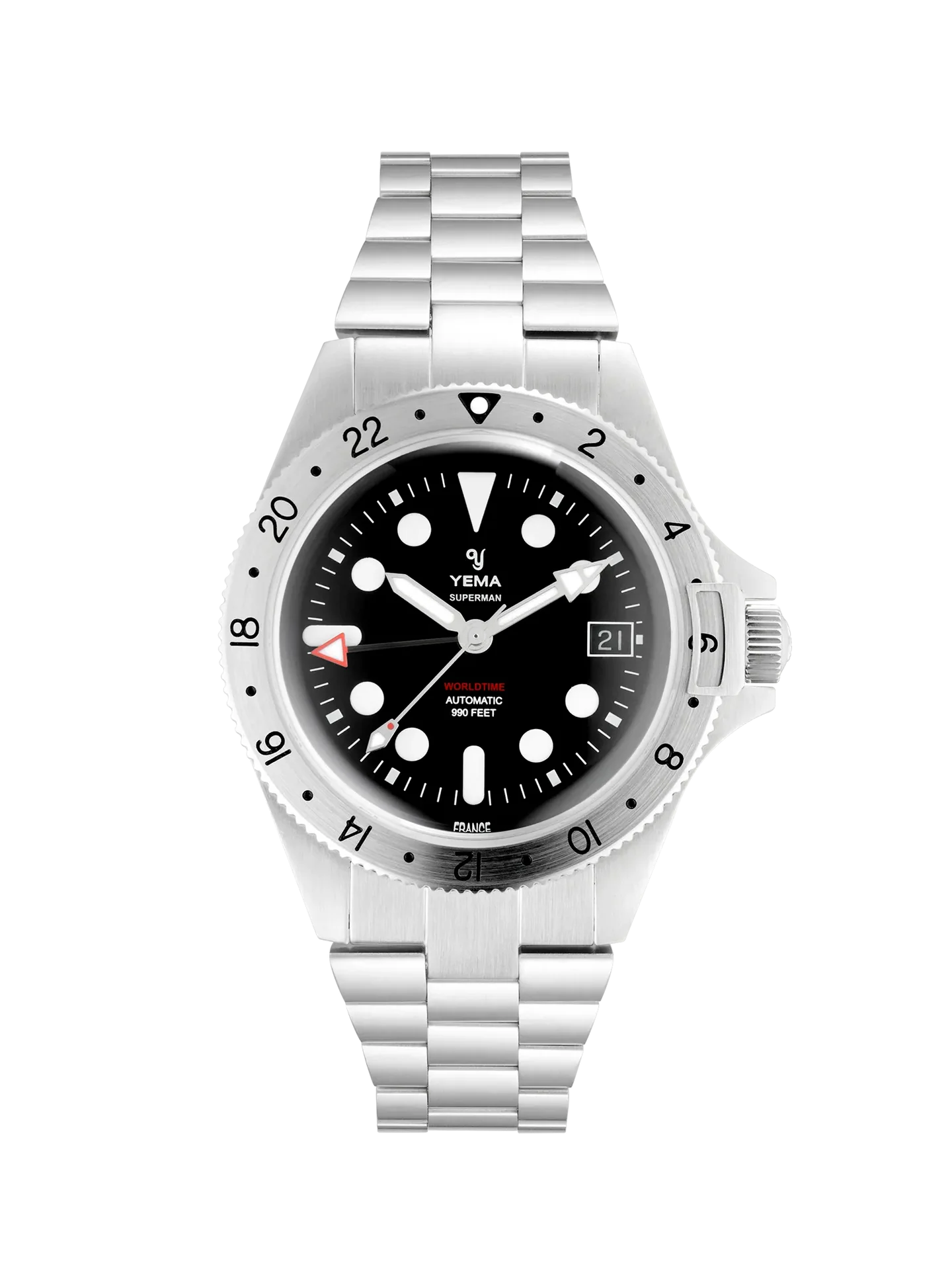 Superman Worldtime GMT Steel