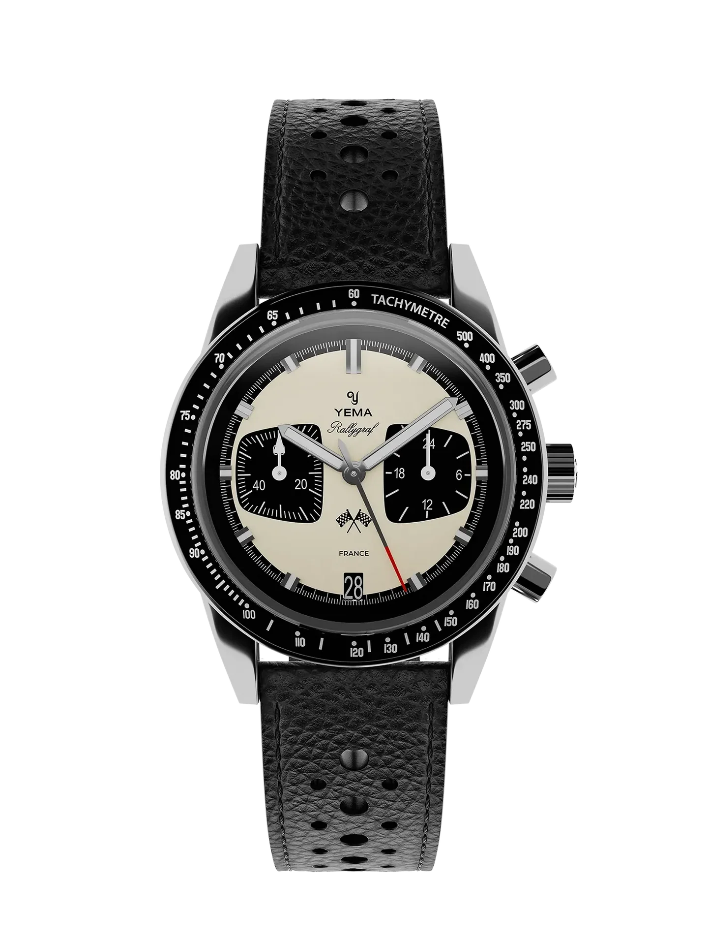 YEMA Rallygraf Meca-Quartz Panda | YEMA Watches USA Official Store