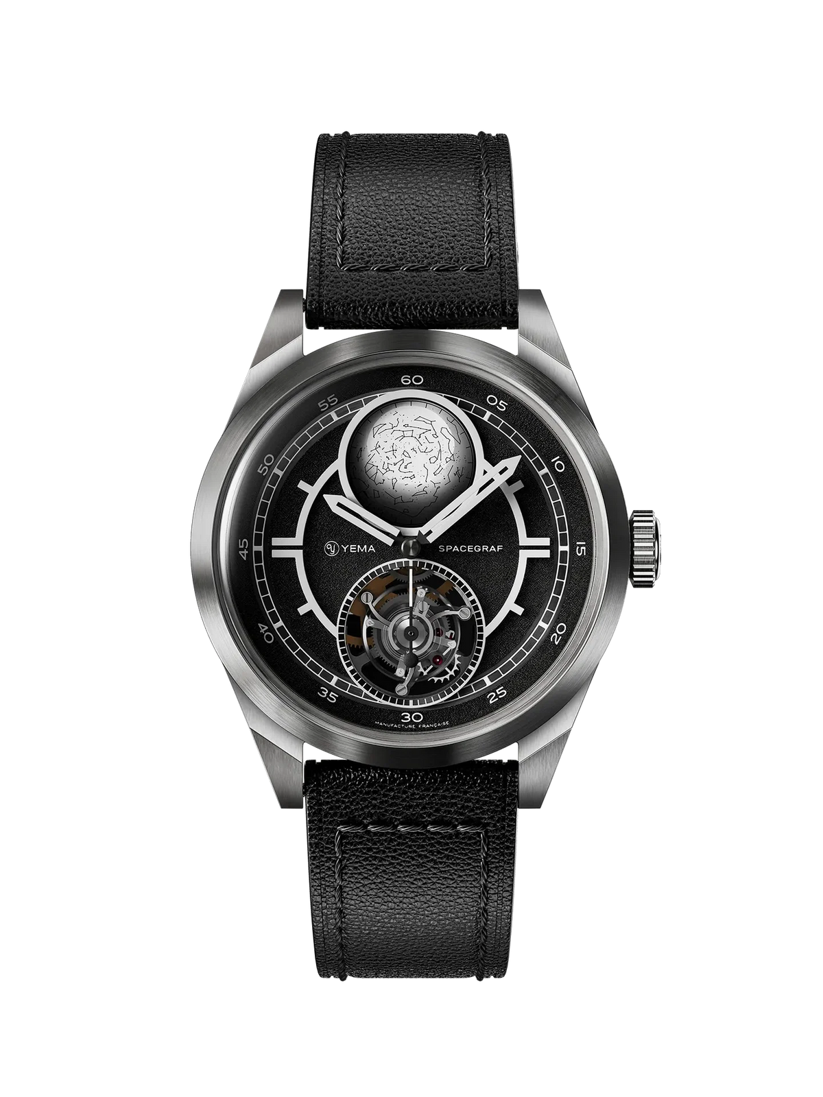 Yema Spacegraf Heure Sidérale Tourbillon Volant front view
