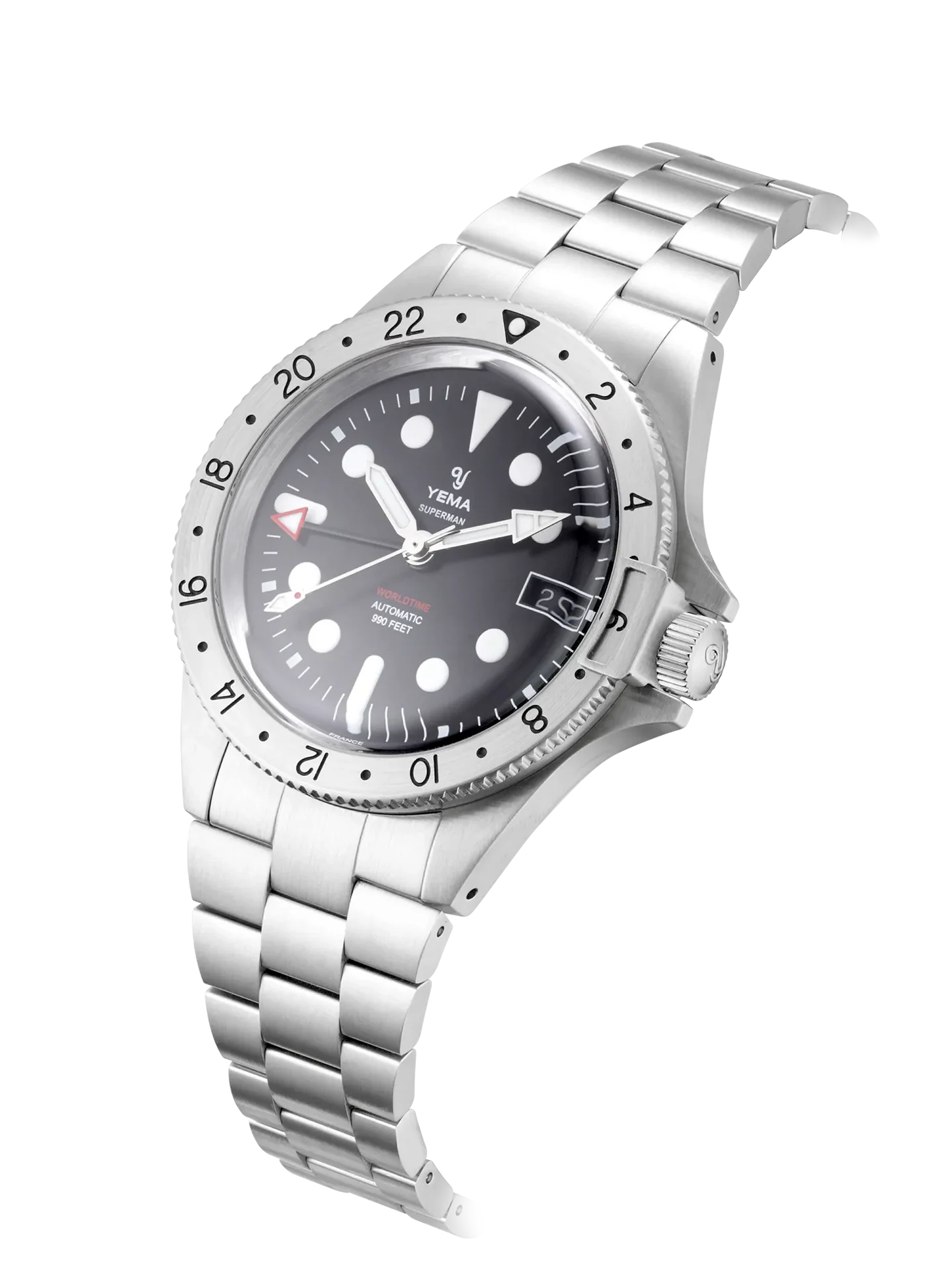 Superman Worldtime GMT Steel