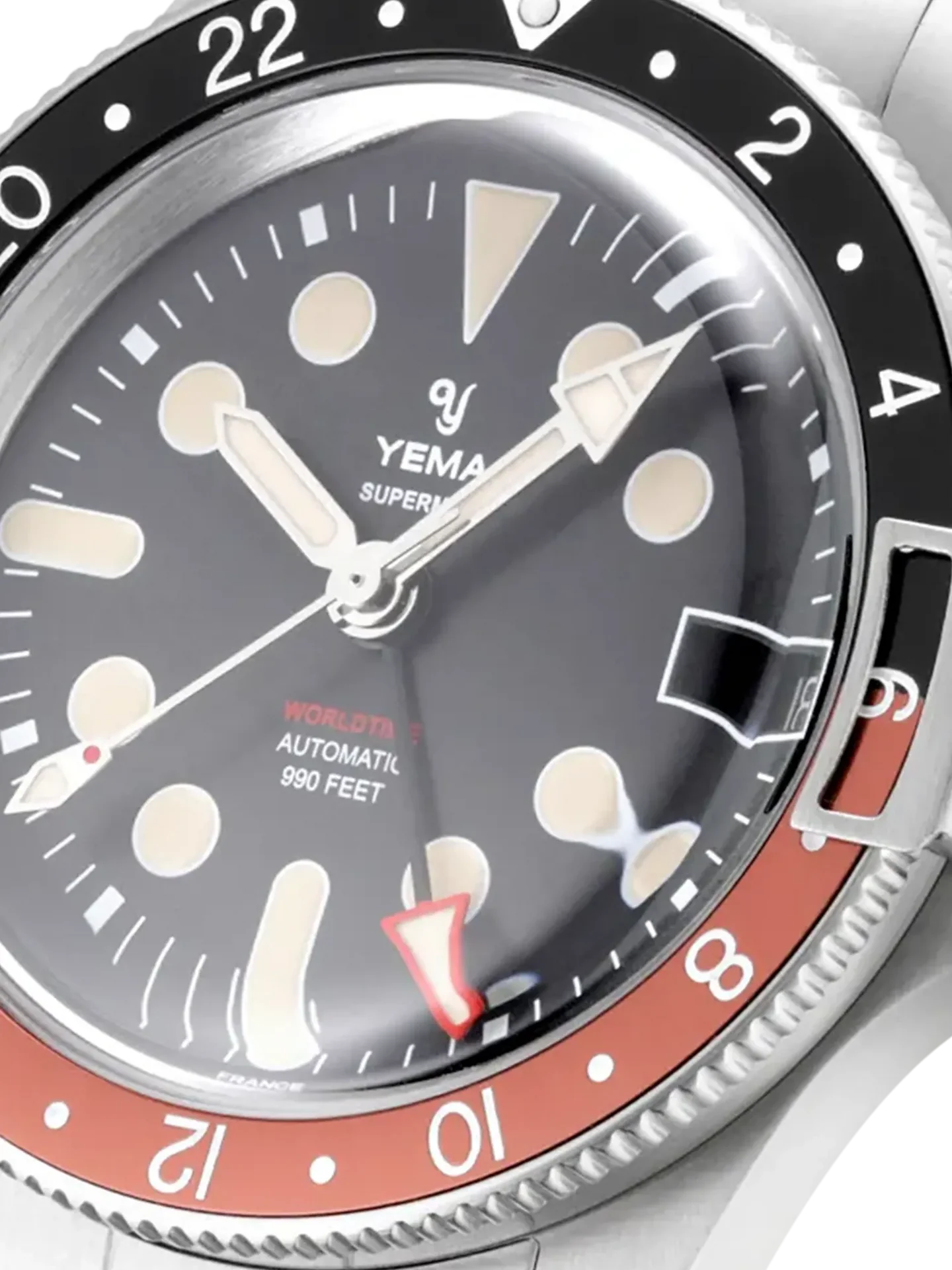 Superman Worldtime GMT Coke Scales Slim Edition